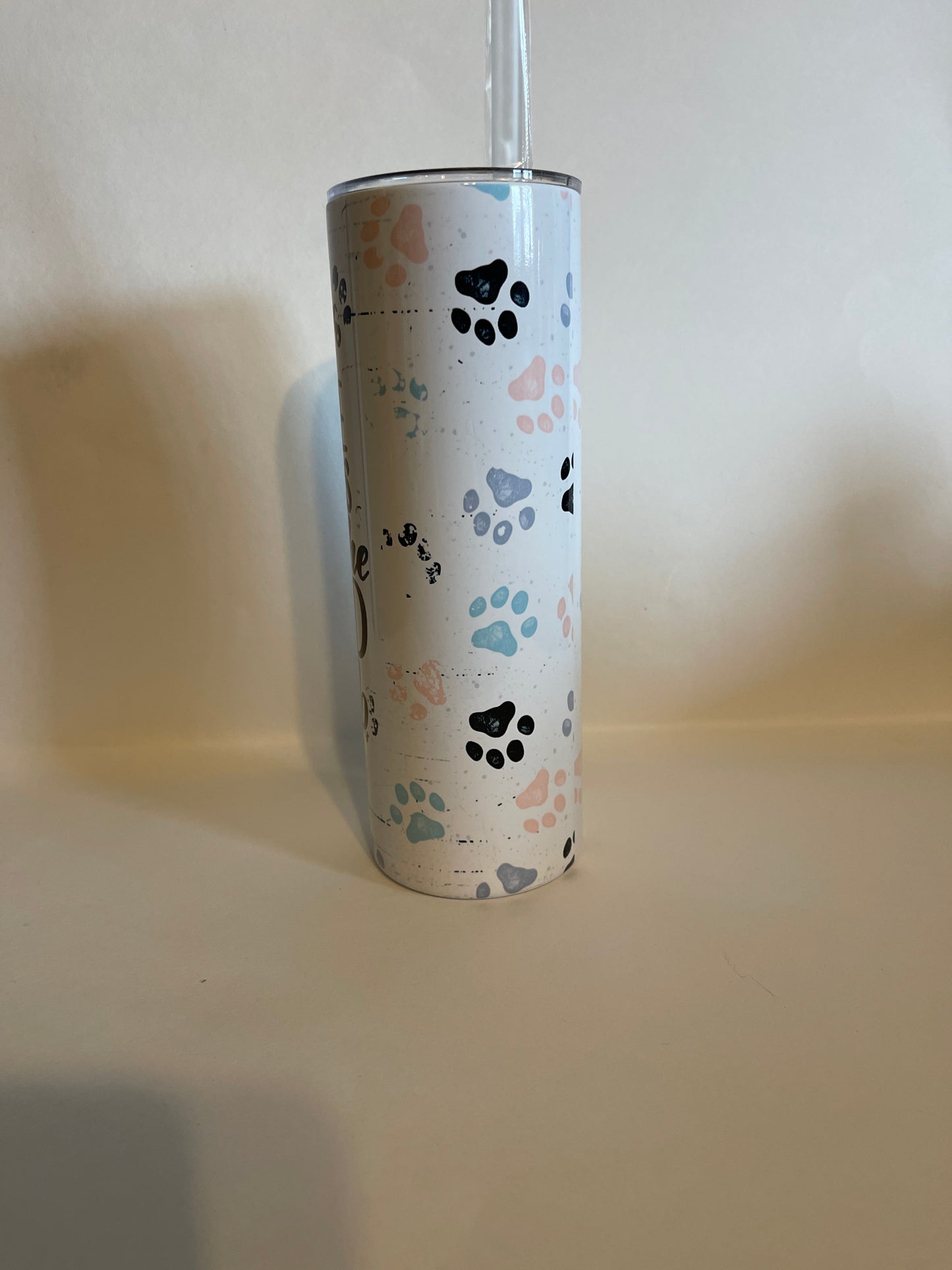 Coffee and Dogs 20oz Skinny Tumbler