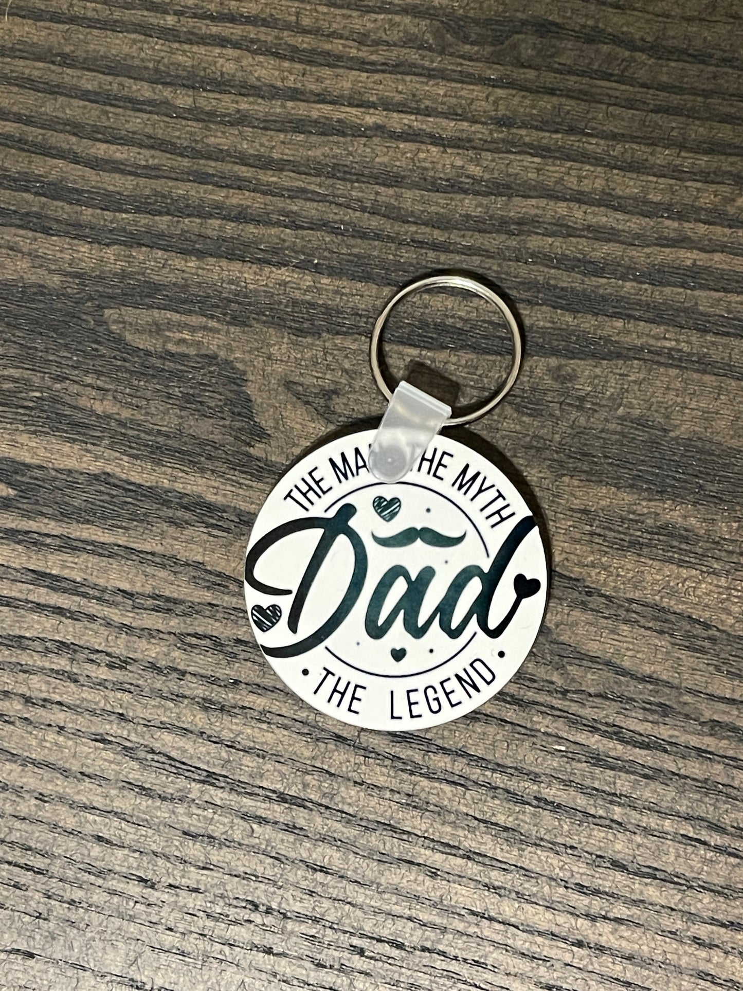 Dad Man, Myth, Legend Keychain