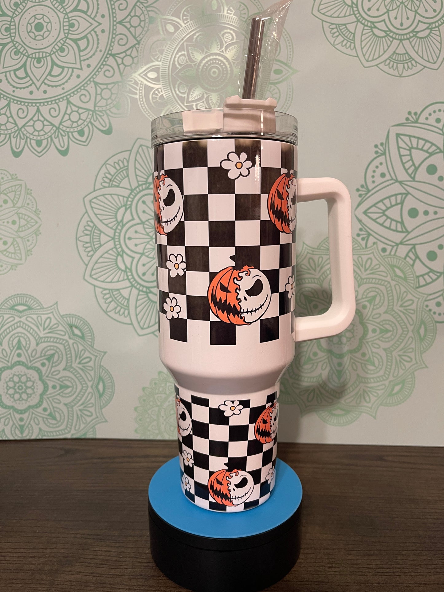 NBC Checkered 40oz Tumbler