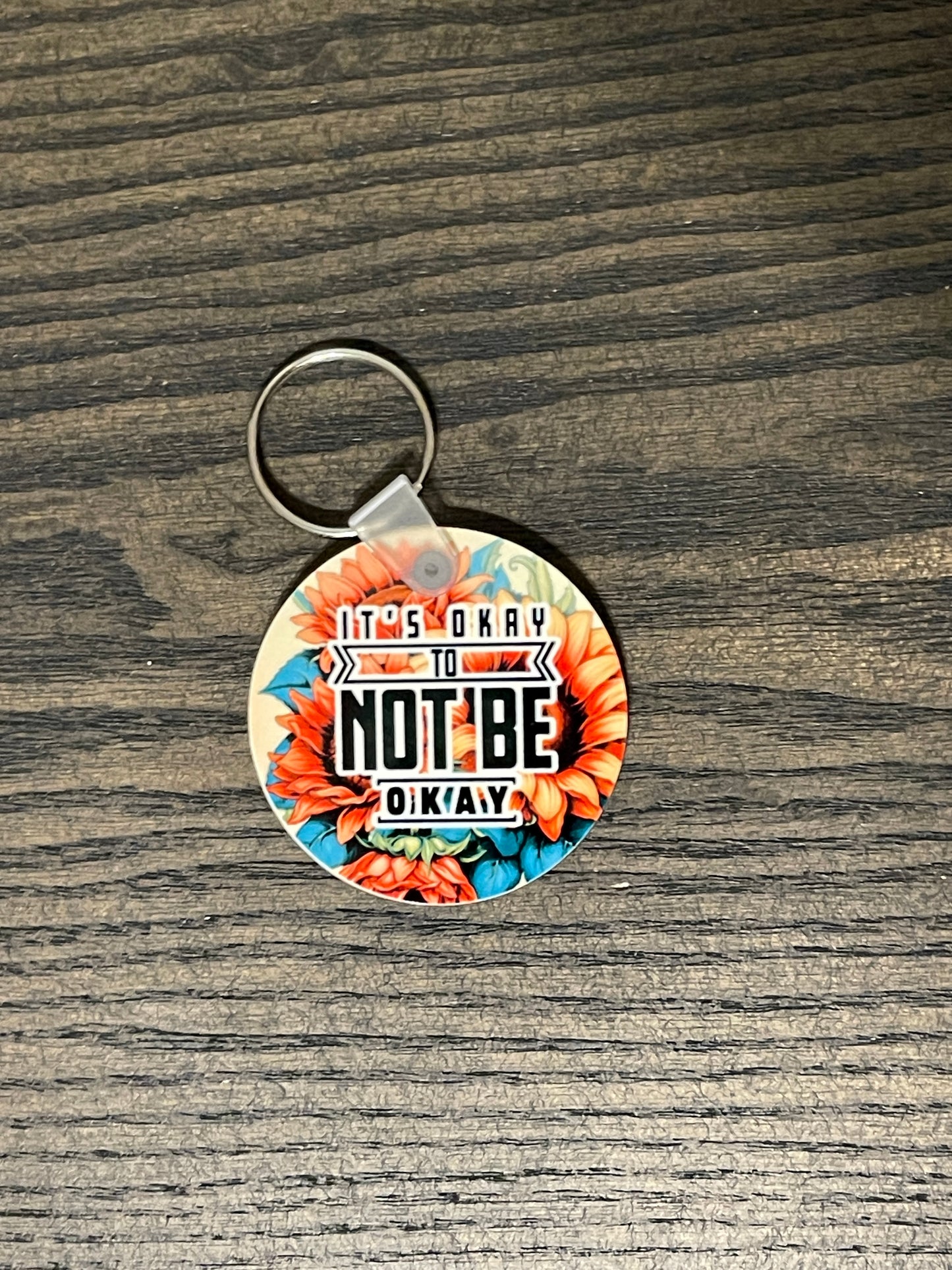 It's Okay Not to Be Okay Keychain