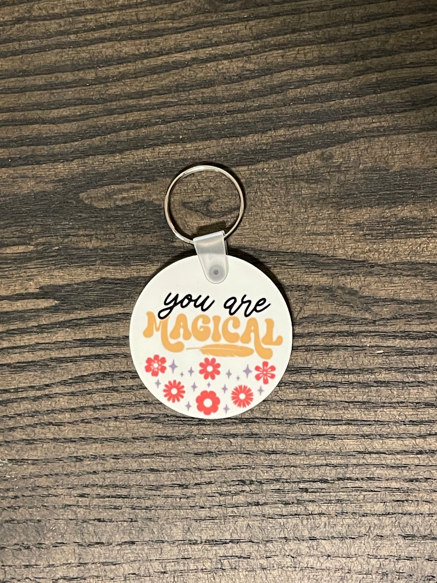 Retro You are Magical Keychain