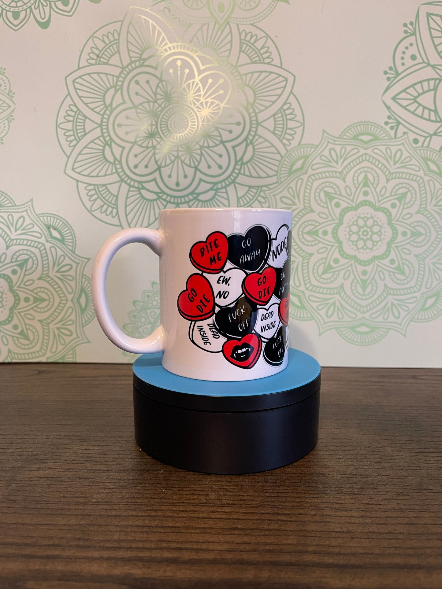 Anti Valentine Emo 11oz Ceramic Mug