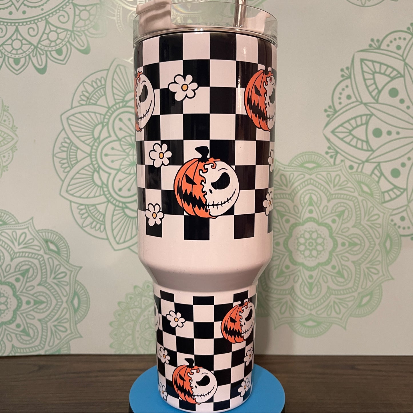 NBC Checkered 40oz Tumbler