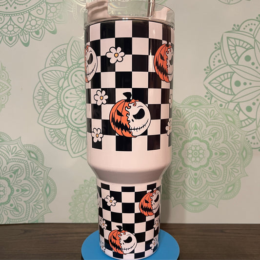 NBC Checkered 40oz Tumbler