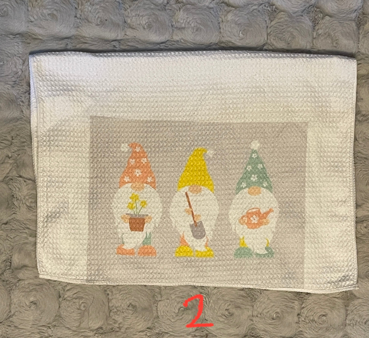 Gnome Holiday Tea Towels