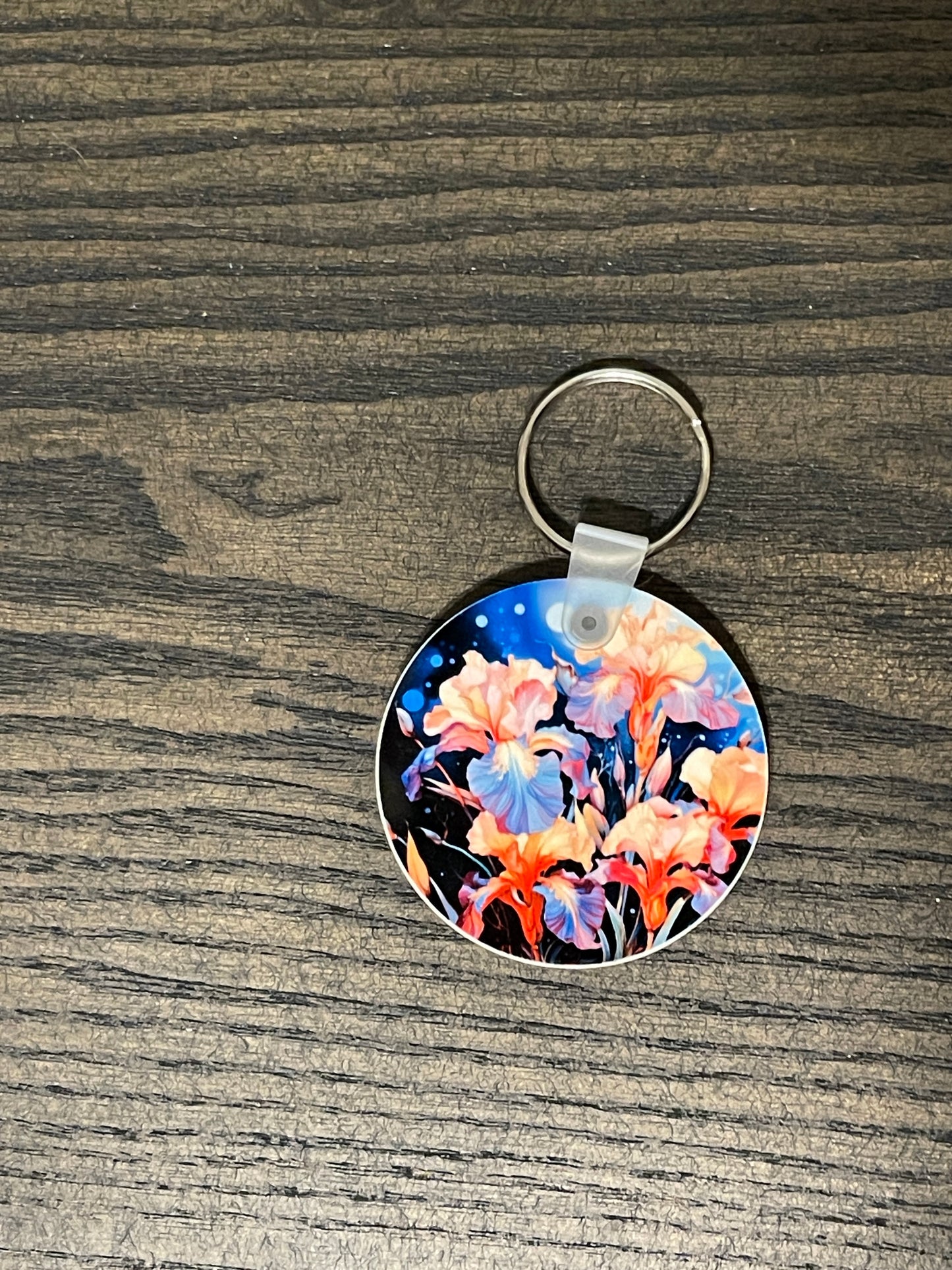 Colorful Lillies Keychain