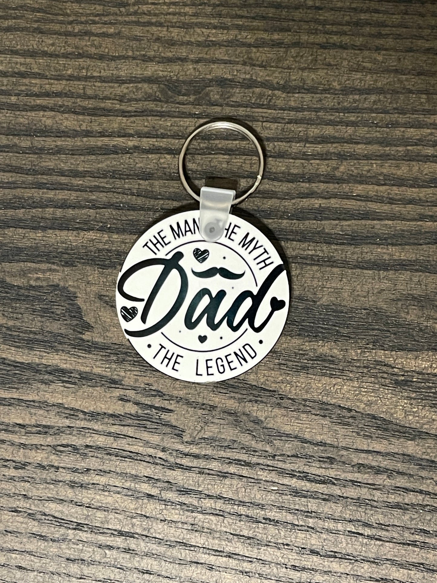 Dad Man, Myth, Legend Keychain