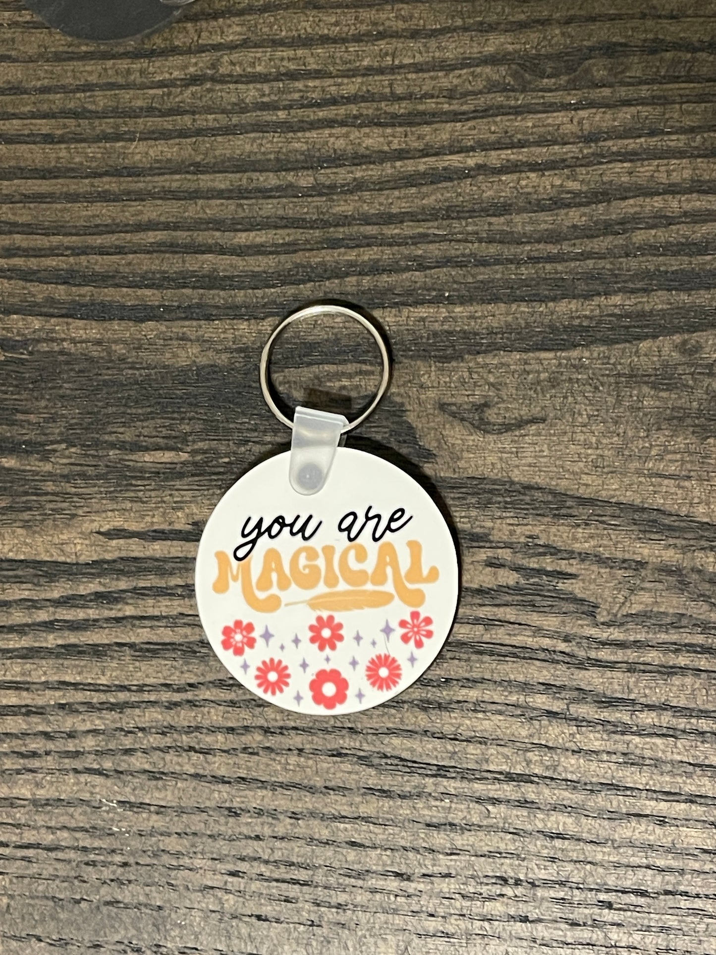 Retro You are Magical Keychain