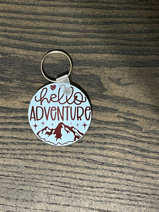 Hello Adventure Keychain