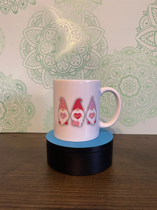 Valentines Gnome "I love you" 11oz Ceramic Mug