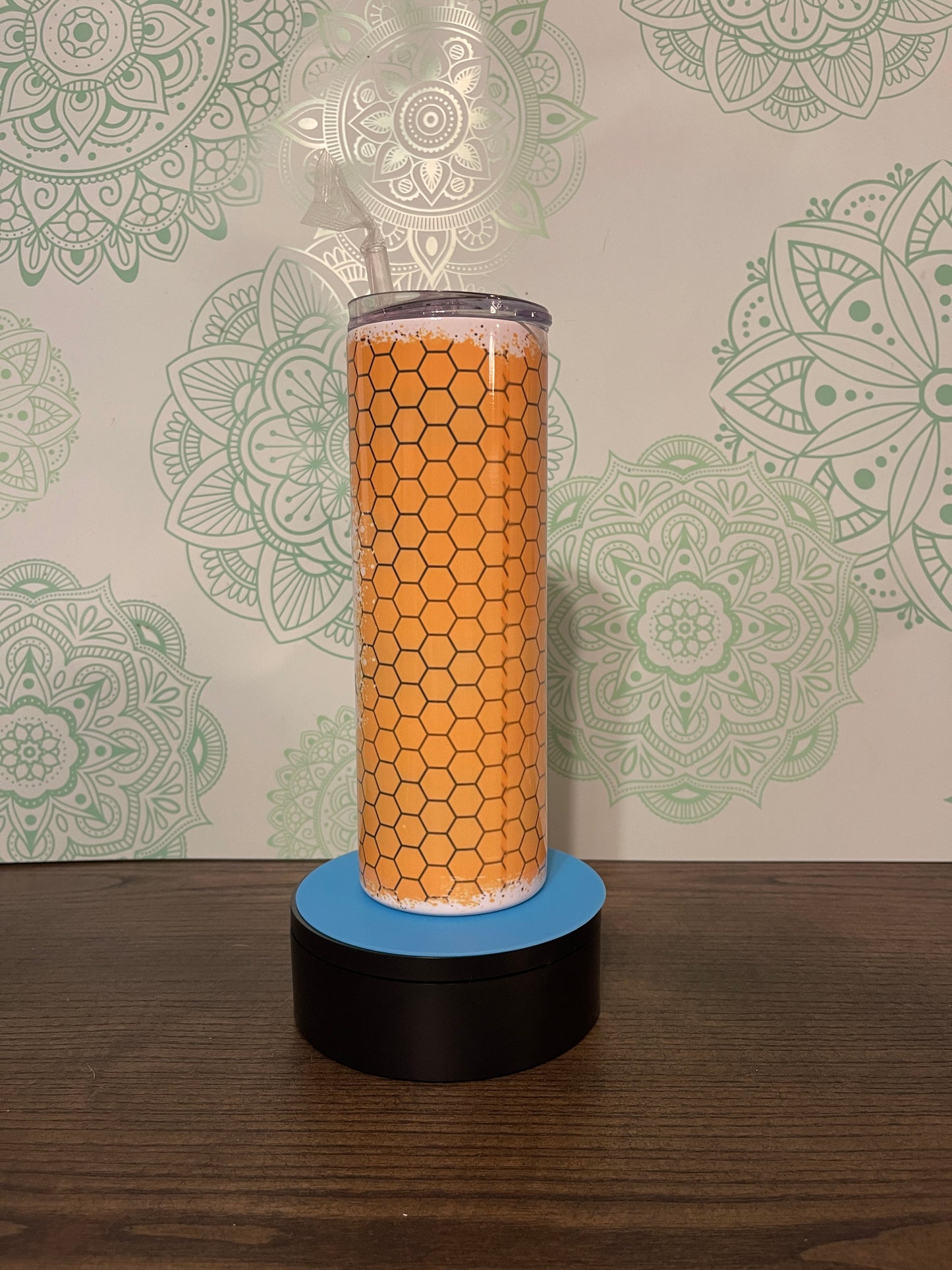 Bee Happy 20oz Skinny Tumbler