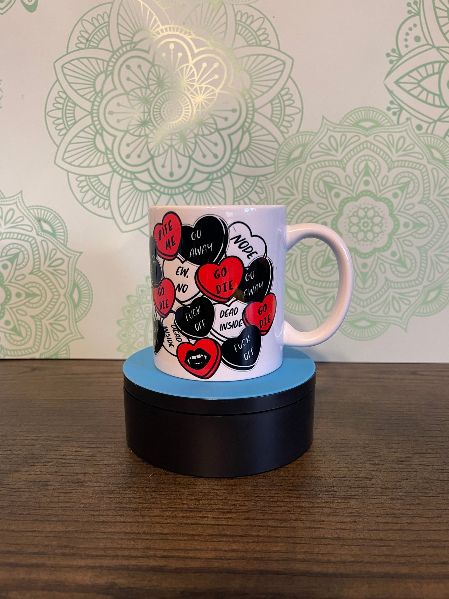 Anti Valentine Emo 11oz Ceramic Mug