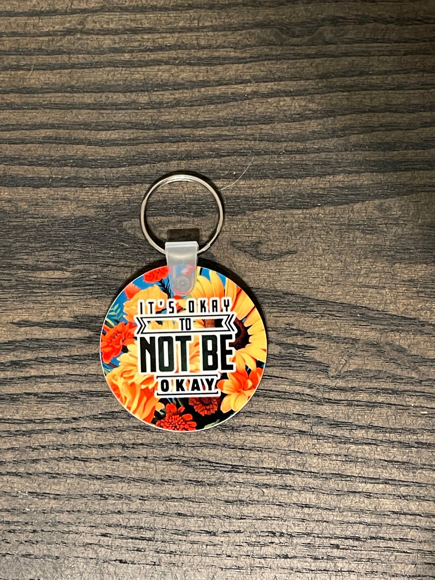 It's Okay Not to Be Okay Keychain