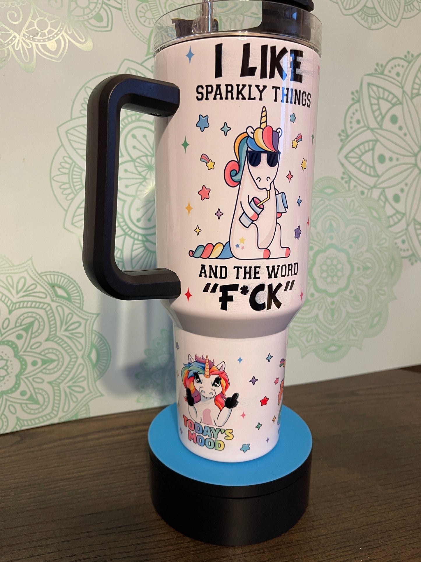 No Fucks Given Unicorn 40oz Tumbler