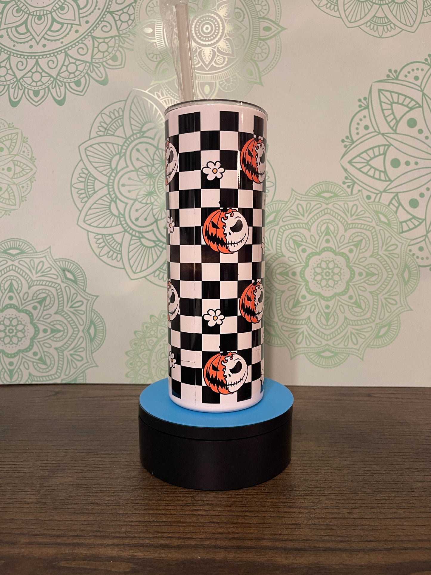 NBC Checkered 20oz Skinny Tumbler