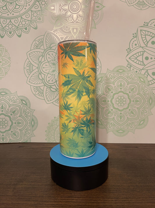 Marijuana 20oz Skinny Tumbler