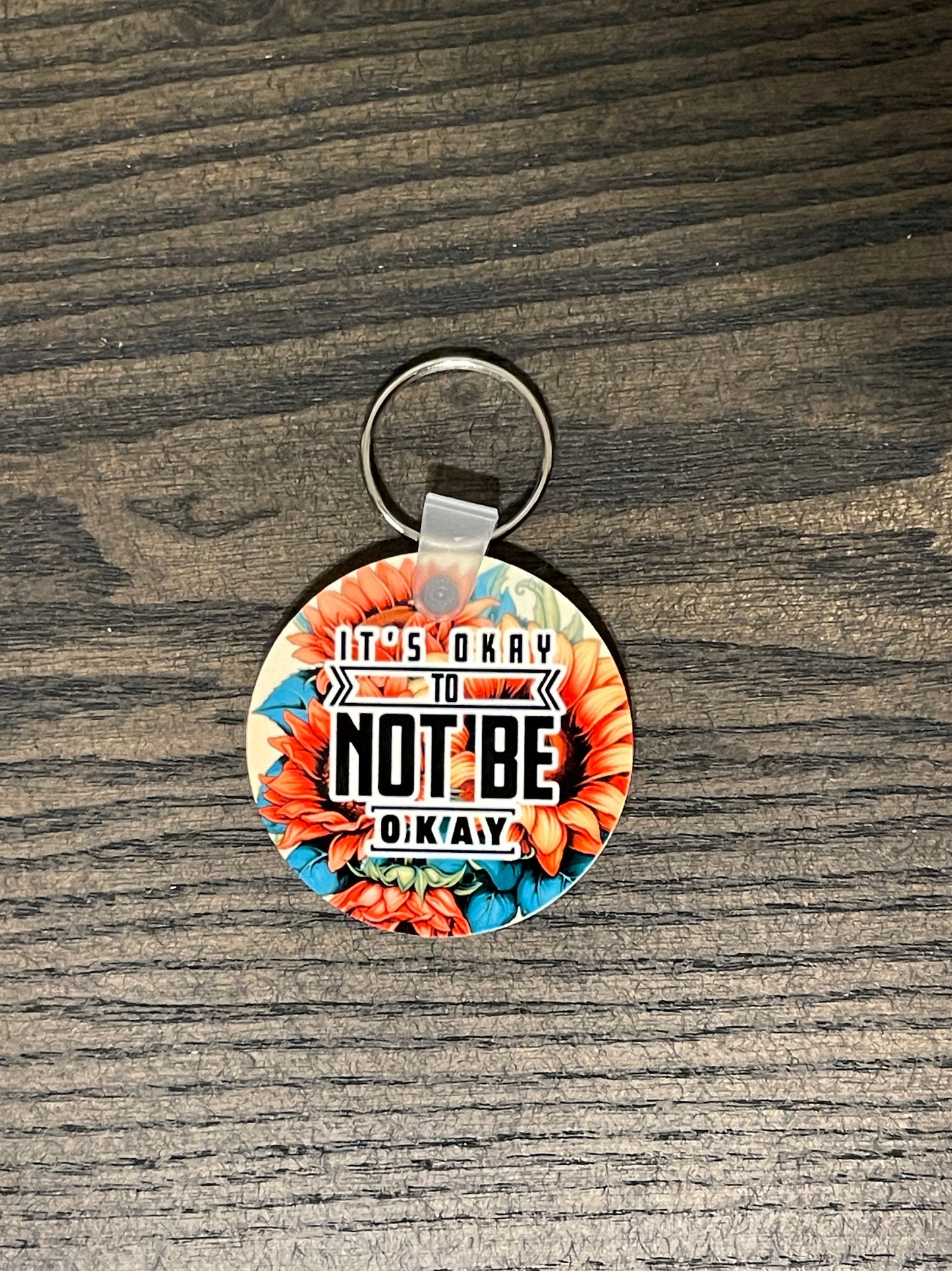 It's Okay Not to Be Okay Keychain